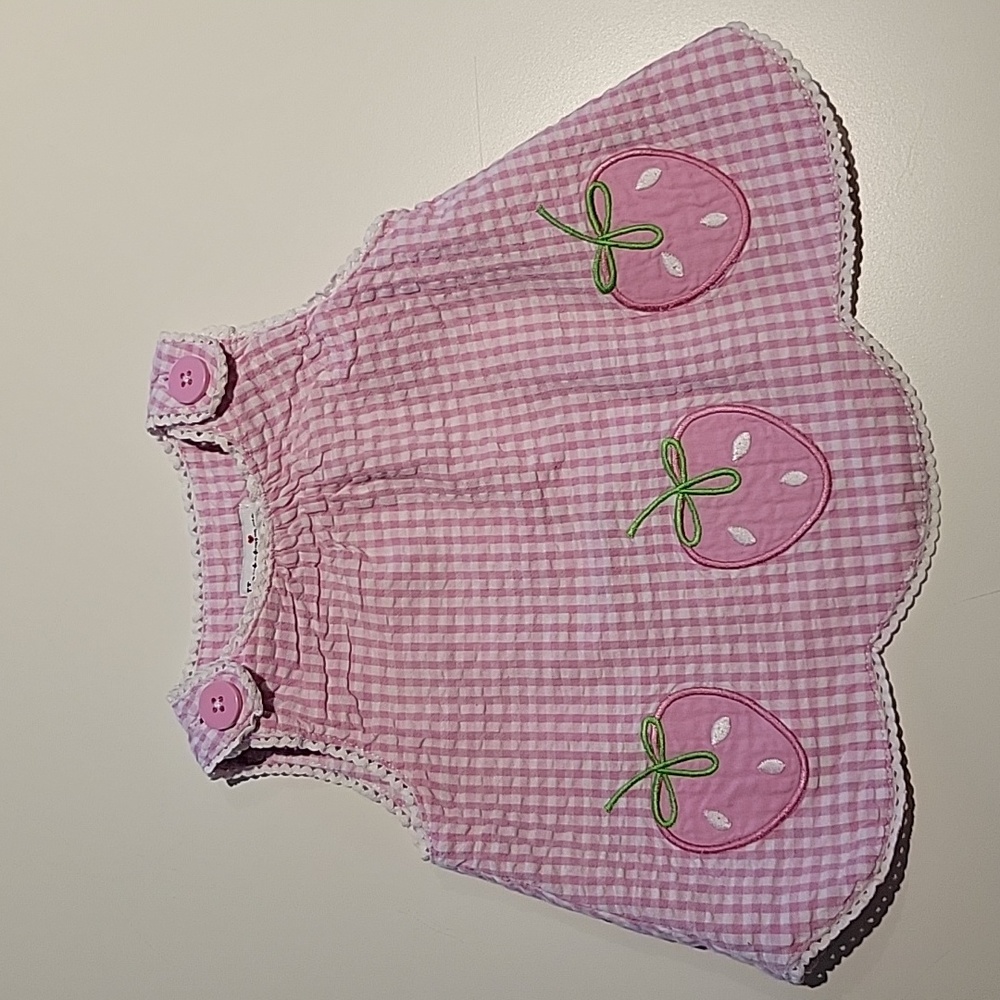 Baby girl strawberry top